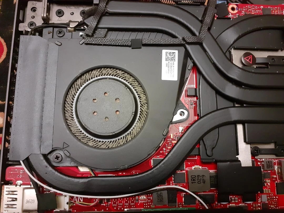 Laptop fan service and cleaning